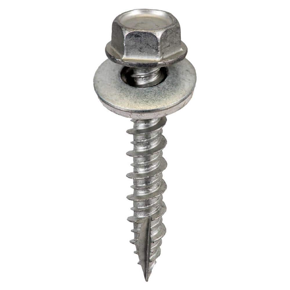 Acorn Hardware #14 X 1-1/2 inch Galvanized Hex Metal Wood Screws (Bag of 250)