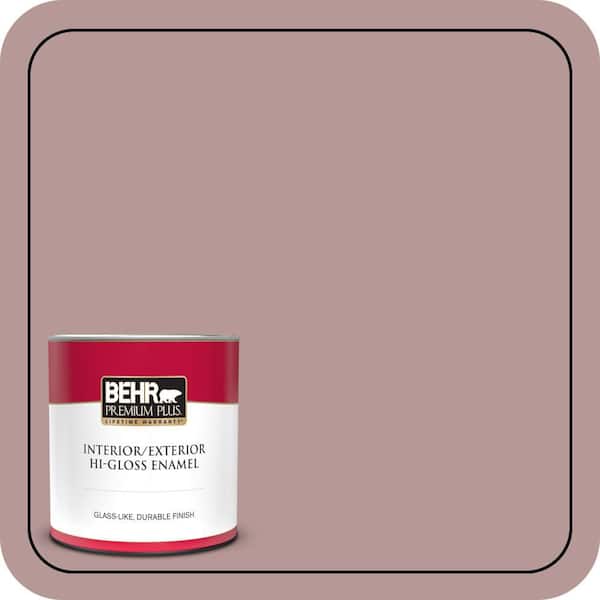 BEHR PREMIUM PLUS #130F-4 Fond Memory Enamel & Primer Color Sample (2)