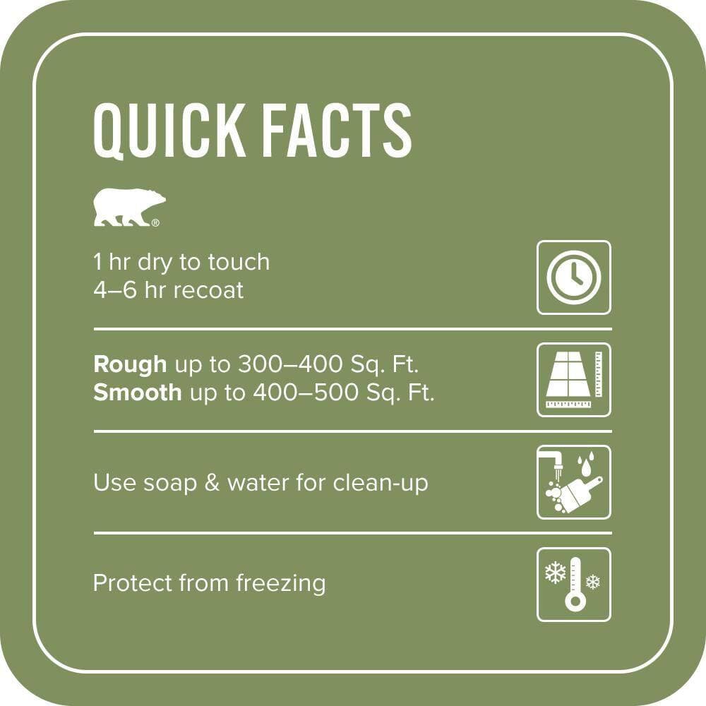 BEHR PREMIUM 1 gal. #PPU10-03 Green Energy Self-Priming 1-Part Epoxy Satin Interior/Exterior Concrete and Garage Floor Paint (4)