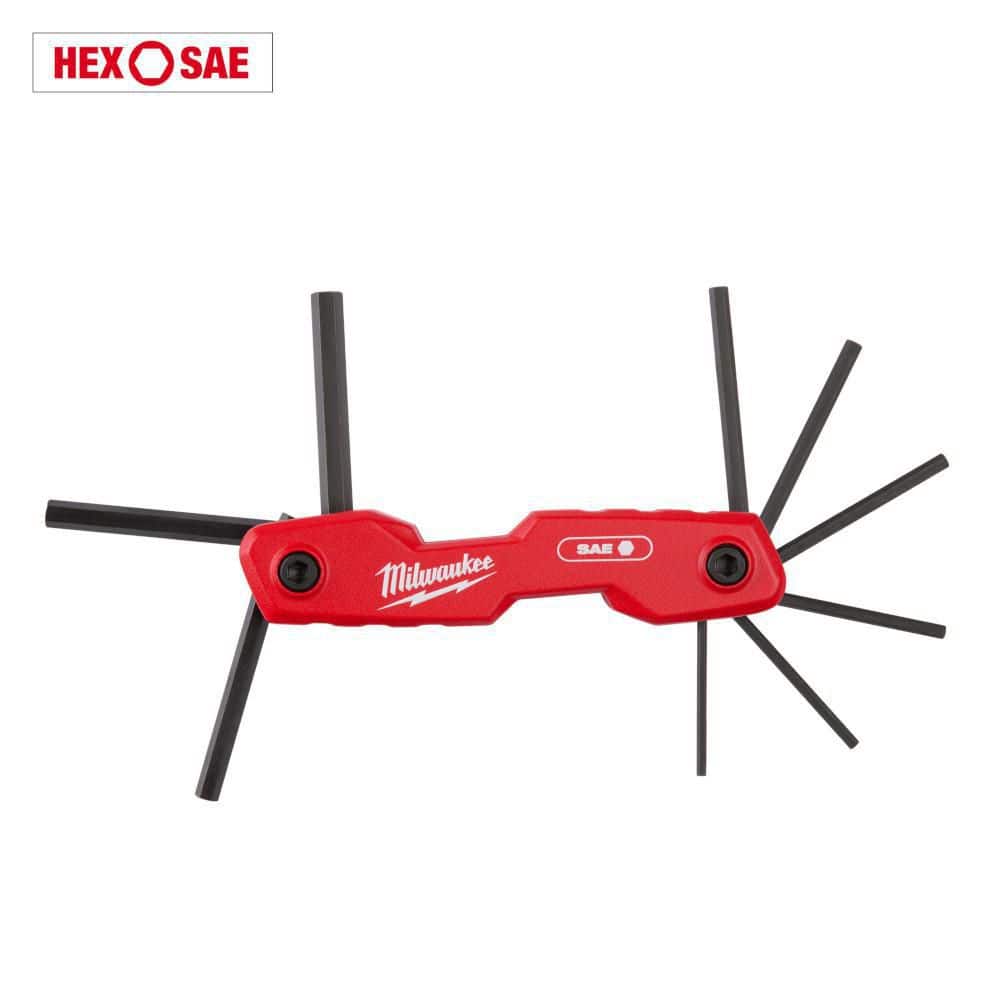 Milwaukee 8-Key Folding Hex Key Set with 17- Key Folding Hex Key Set