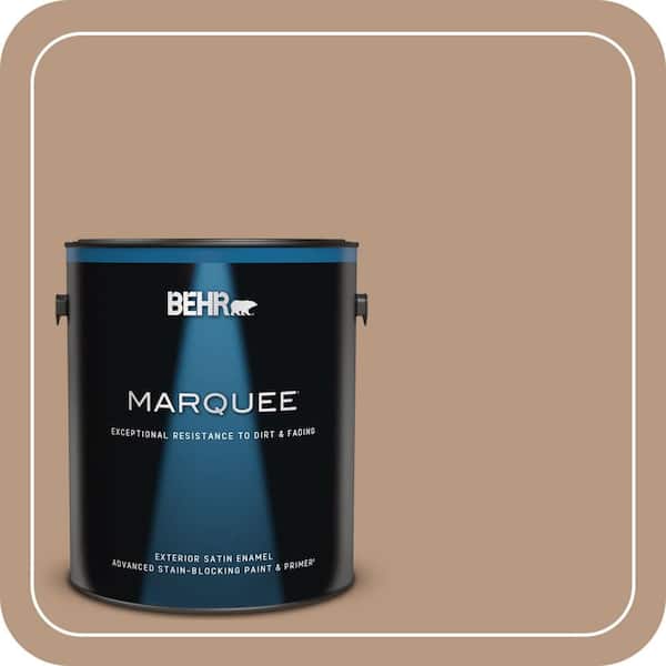 BEHR MARQUEE 1 gal. #MQ2-41 Cavern Clay Satin Enamel Exterior Paint & Primer (2)