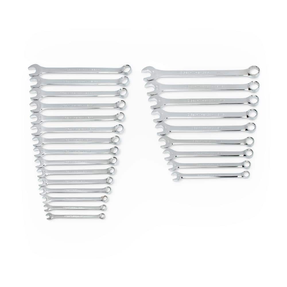 GEARWRENCH SAE/Metric Combination Wrench Set (24-Piece) (1)