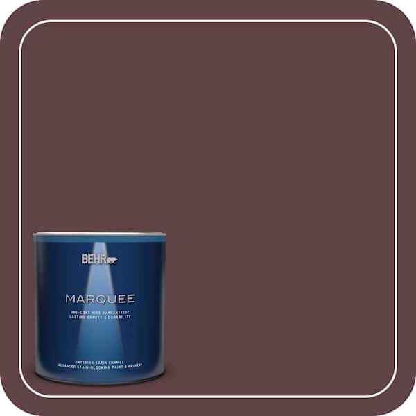 BEHR PREMIUM PLUS #110F-7 Deep Garnet Enamel Low Odor & Primer (2)