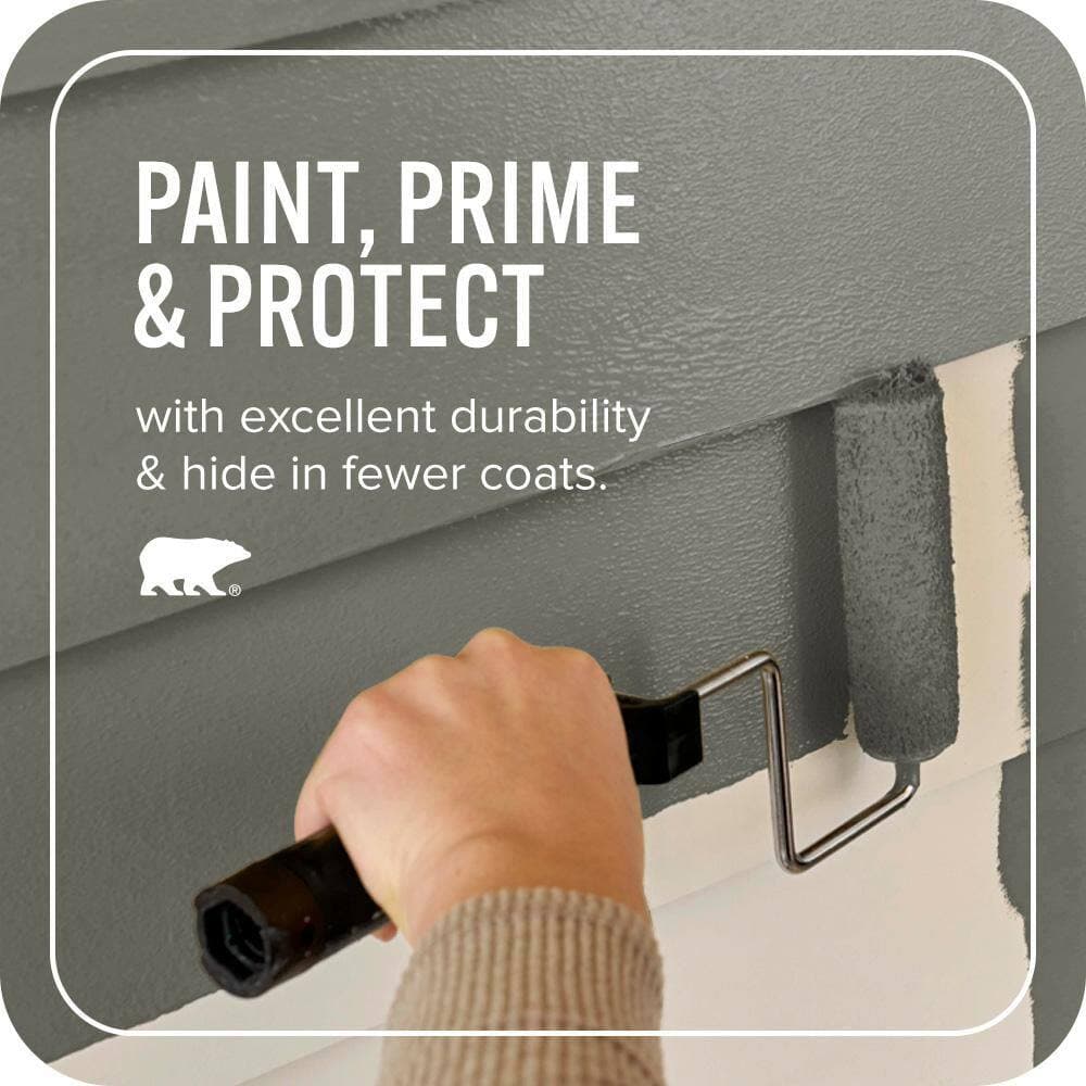 BEHR ULTRA 1 qt. #MQ6-19 Naturalism Satin Enamel Exterior Paint & Primer (3)