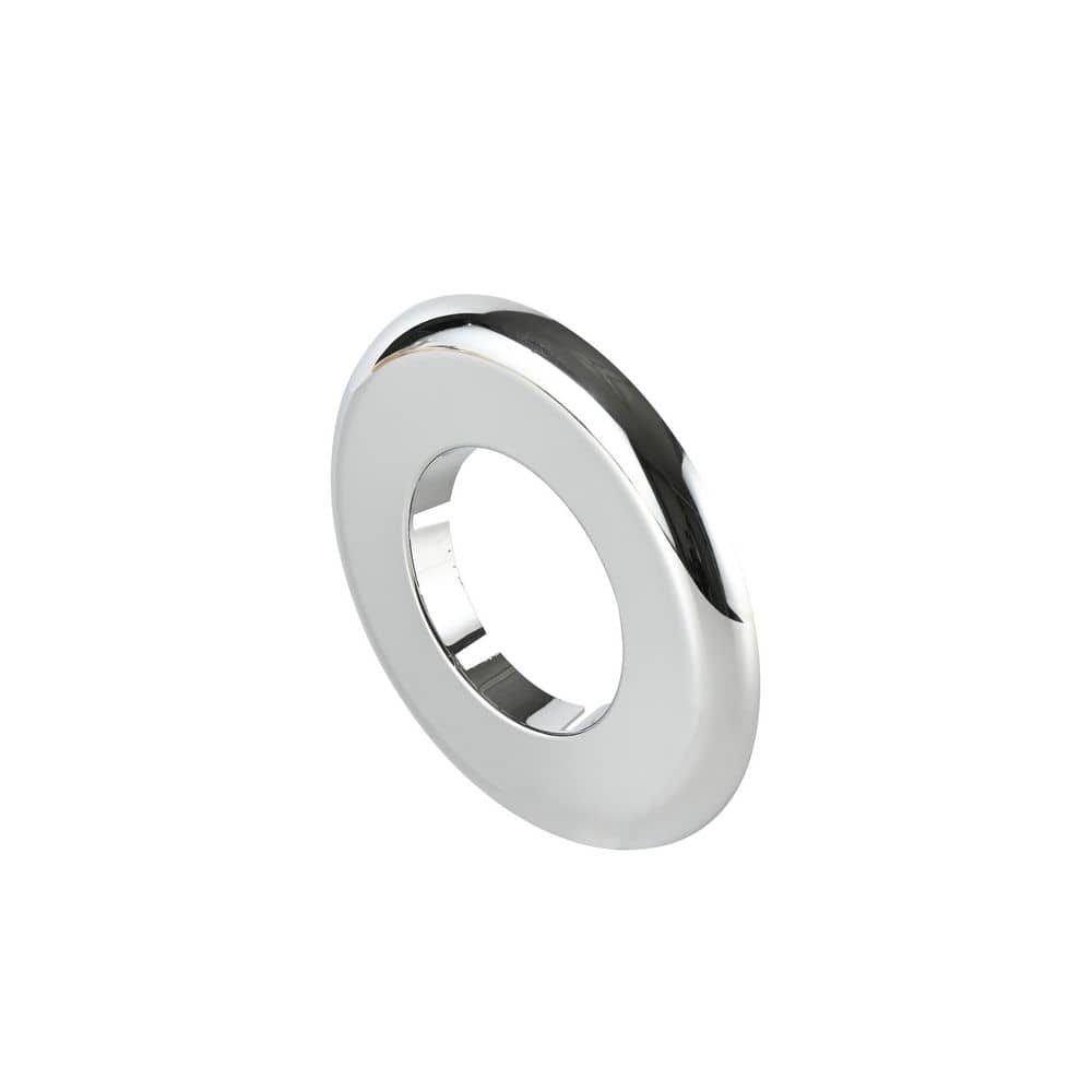 Everbilt 1-1/2 in. Chrome-Plated Plastic Iron Pipe Size Flange Escutcheon Plate (4)