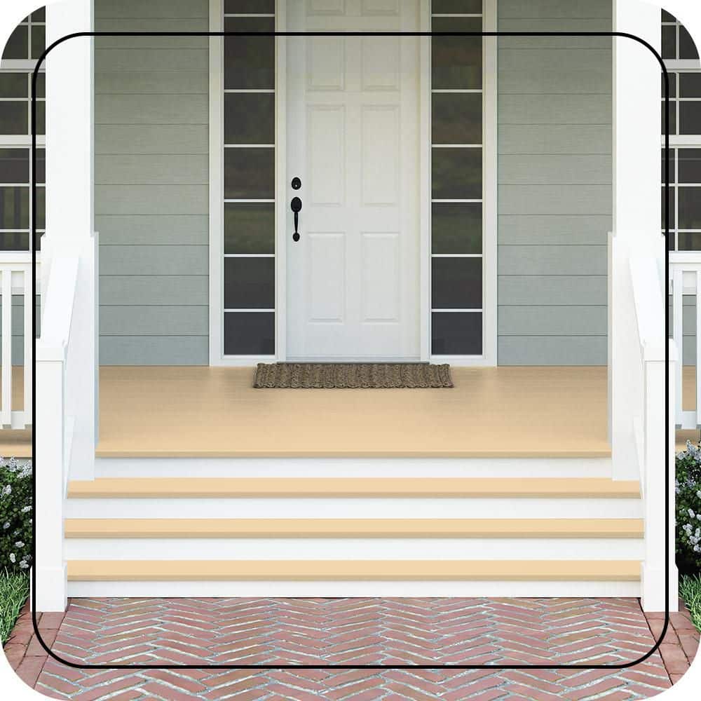 BEHR PREMIUM #330C-3 Textured Low-Lustre Enamel Interior/Exterior Porch and Patio Anti-Slip Floor Paint (2)