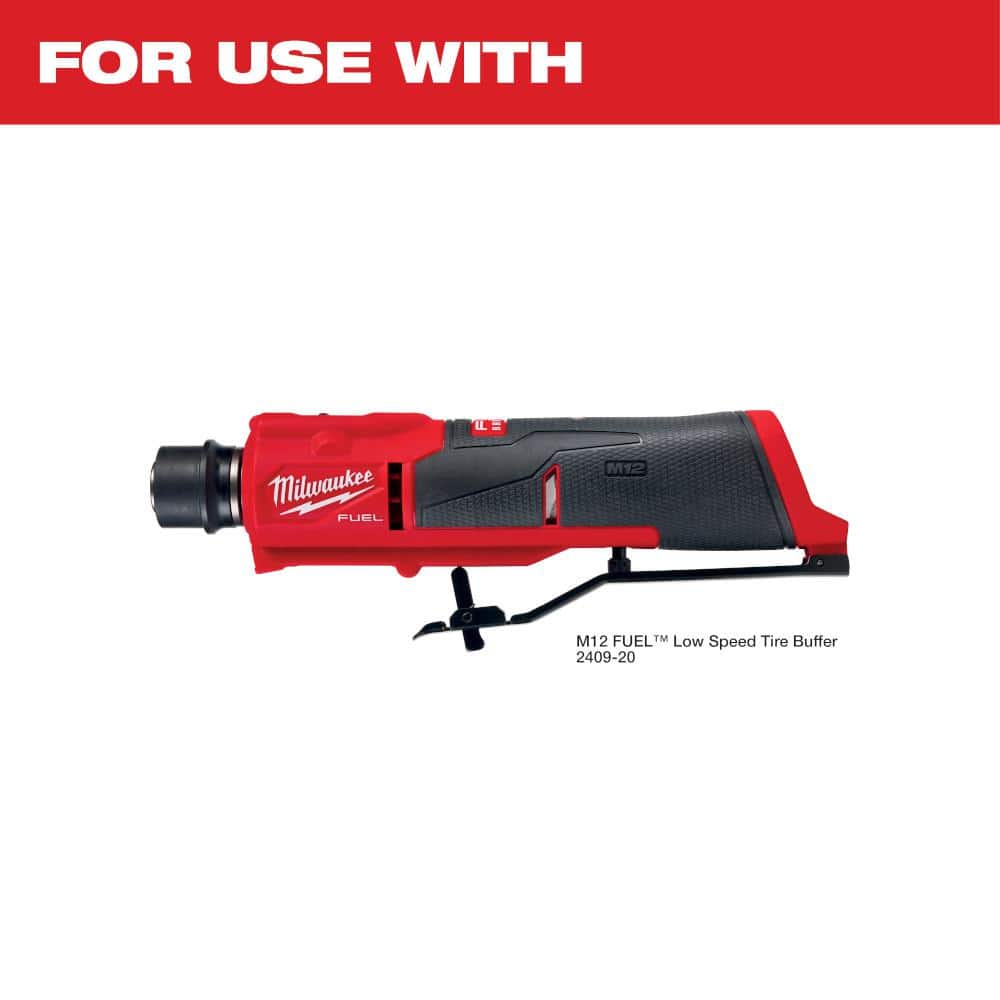 Milwaukee 2 in. Flared Contour Low Speed Tire Buffing Wheel (2)