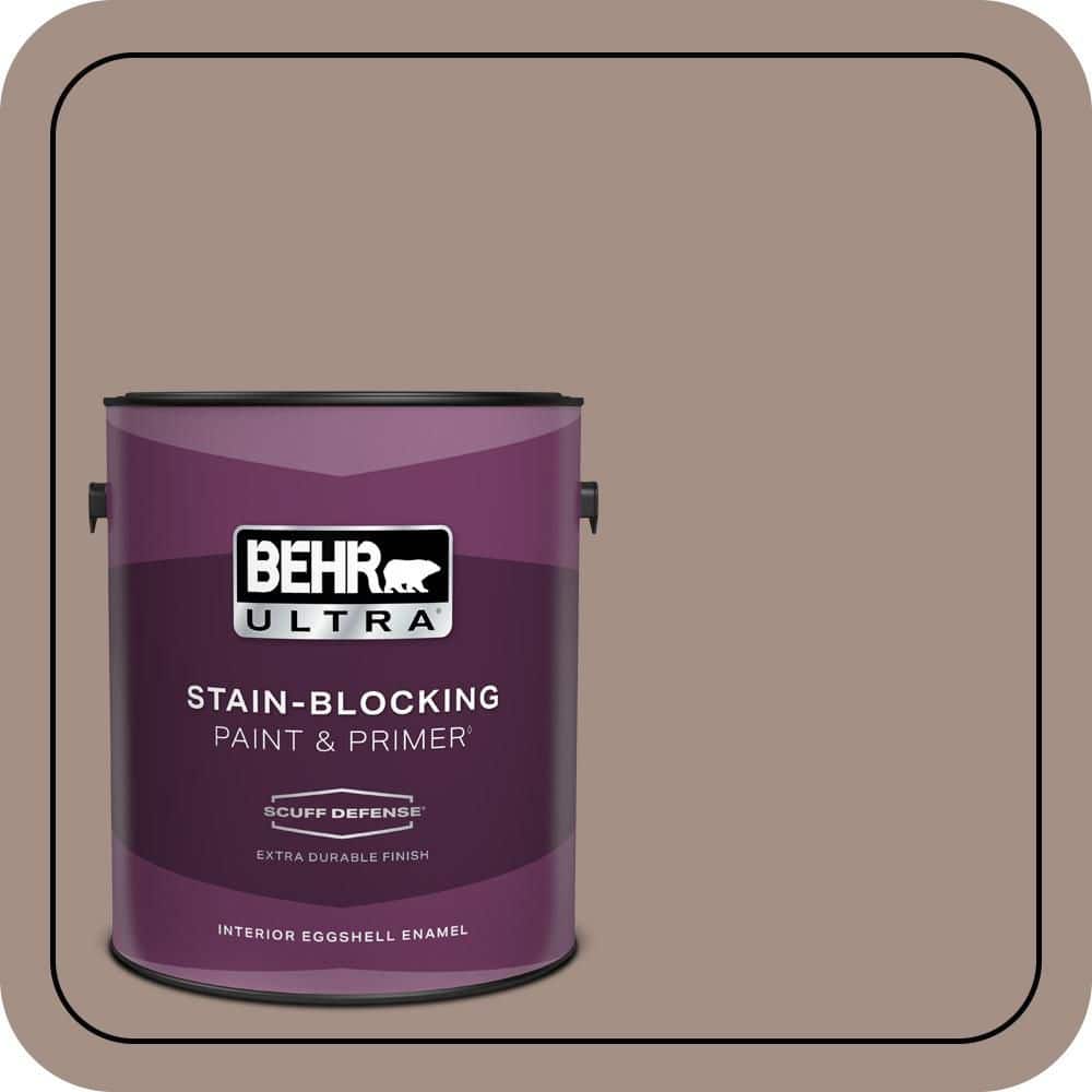 BEHR ULTRA 1 gal. #MQ2-33 Parisian Caf Extra Durable Eggshell Enamel Interior Paint & Primer (1)
