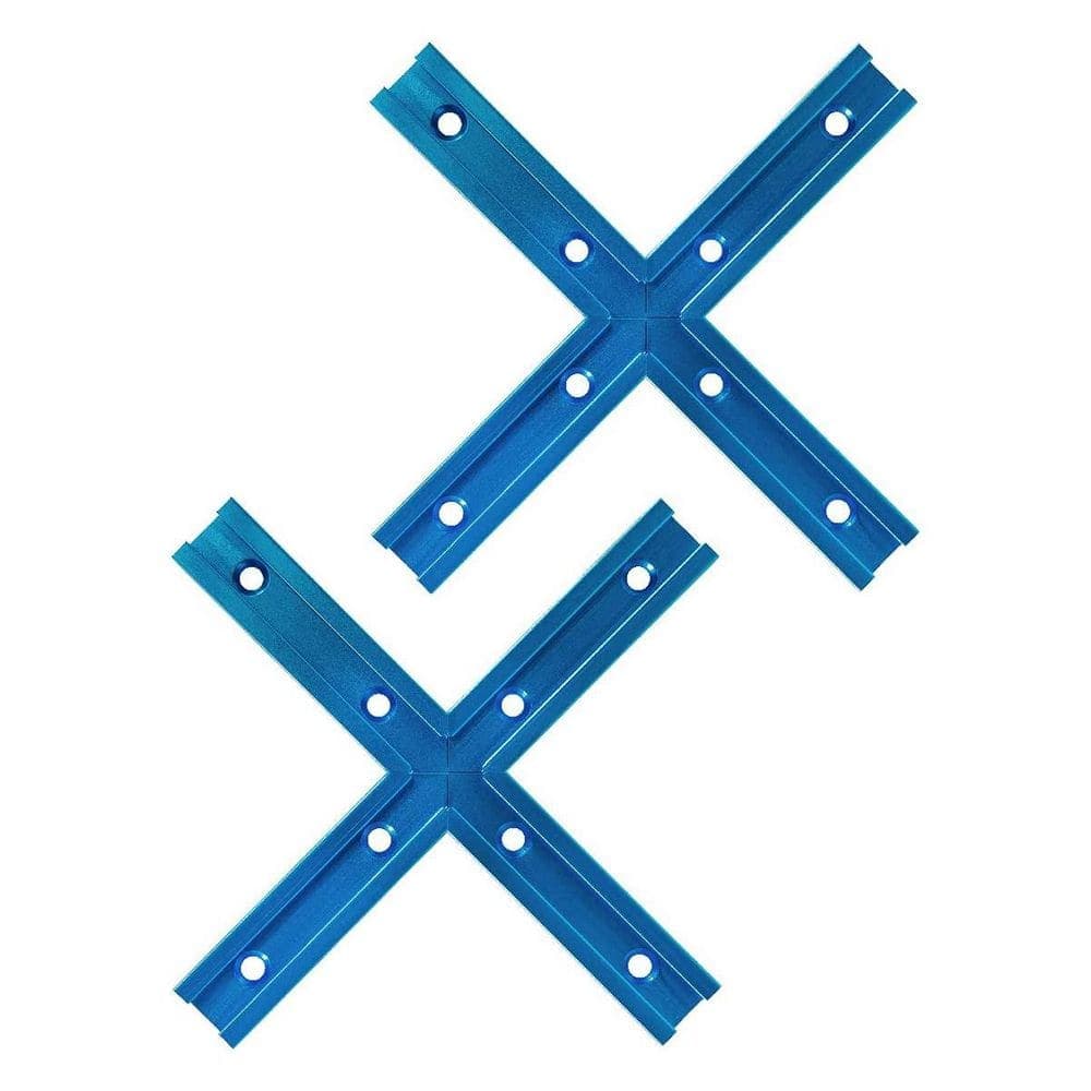 ‎POWERTEC 3 in. T-Track Intersection Kit For Universal T-Track, T-Track Accessories for Woodworking Jigs and Fixtures (1)