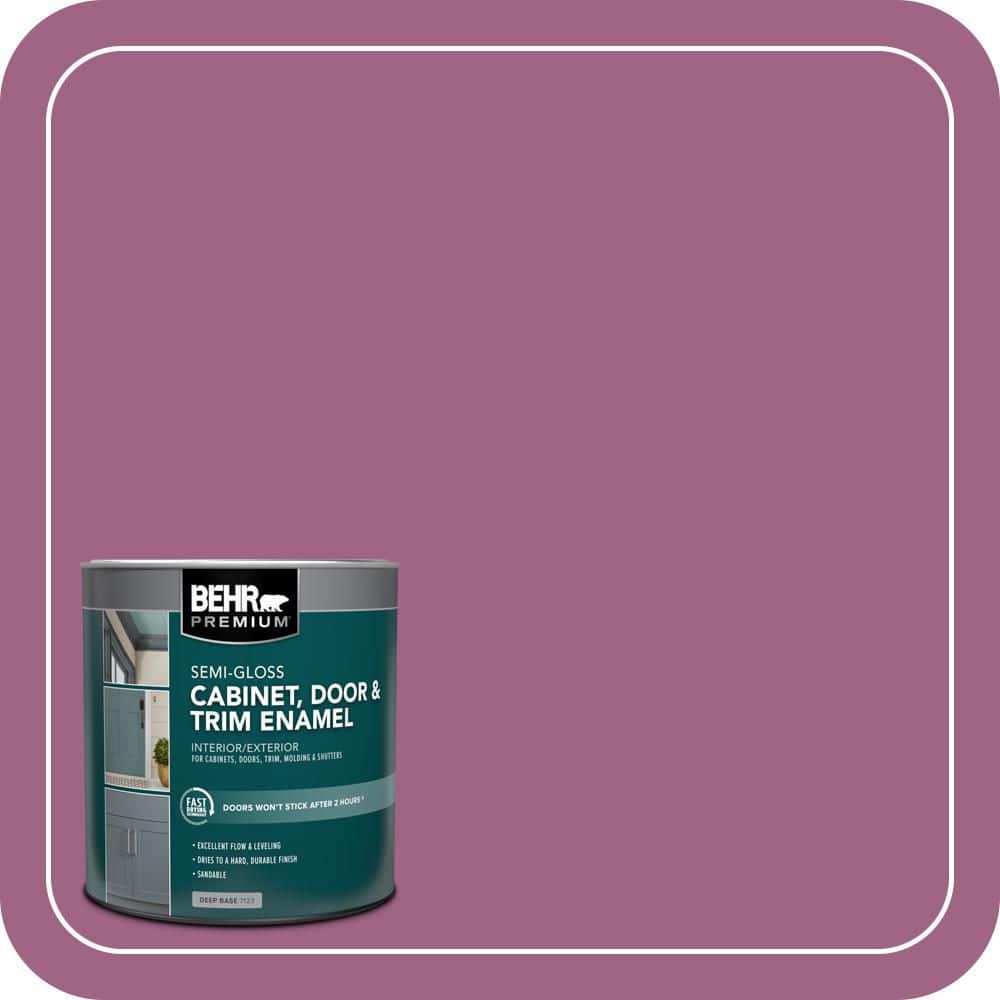BEHR PREMIUM 1 qt. #M120-6 Love Poem Semi-Gloss Enamel Interior/Exterior Cabinet, Door & Trim Paint