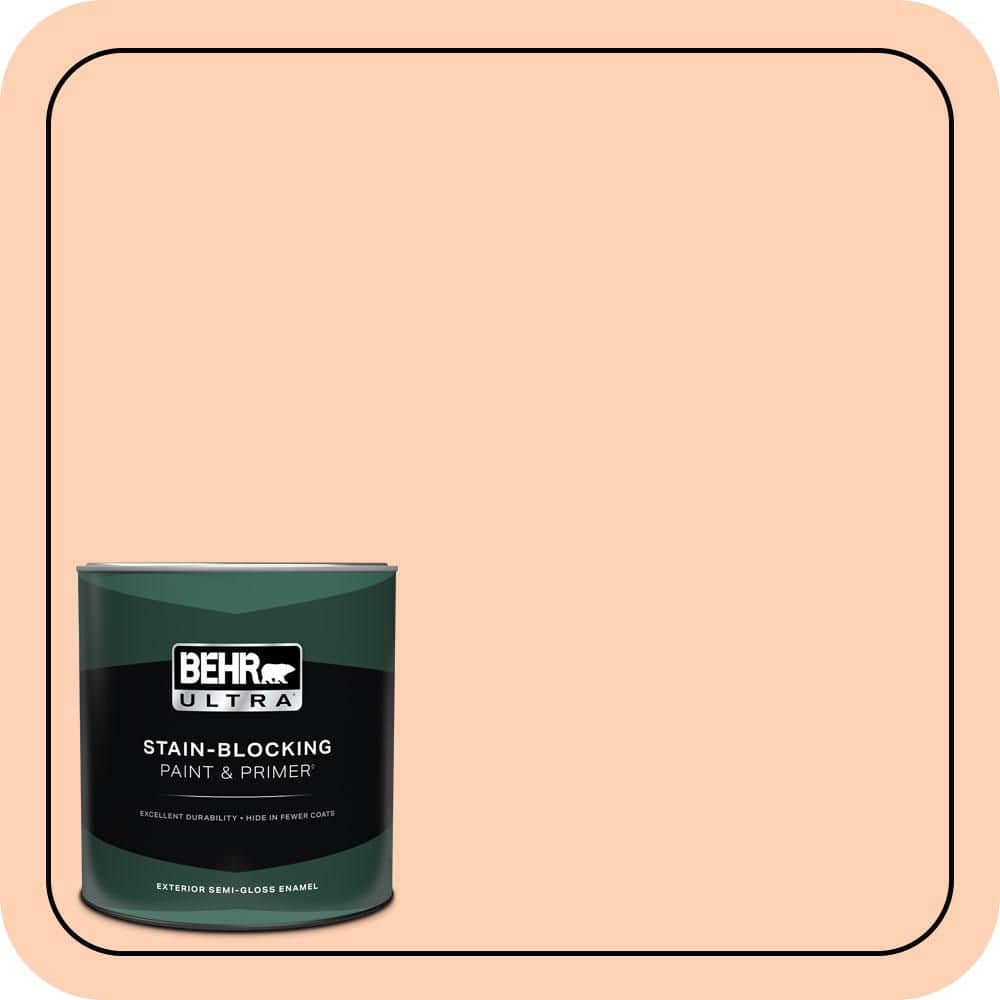 BEHR ULTRA 1 qt. #P200-2A Hug Goodbye Semi-Gloss Enamel Exterior Paint & Primer