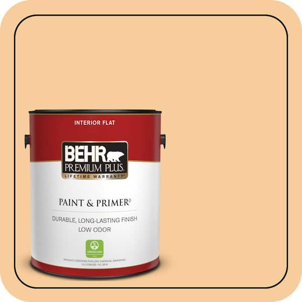 BEHR PREMIUM PLUS #300C-3 Bagel Enamel & Primer Color Sample (4)