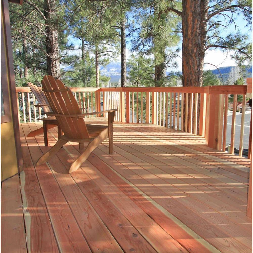 Unbranded Construction Common Redwood Lumber (Common: 4 in. x 4 in. x 8 ft.; Actual: 3.375 in. x 3.375 in. x 8 ft.) (4)