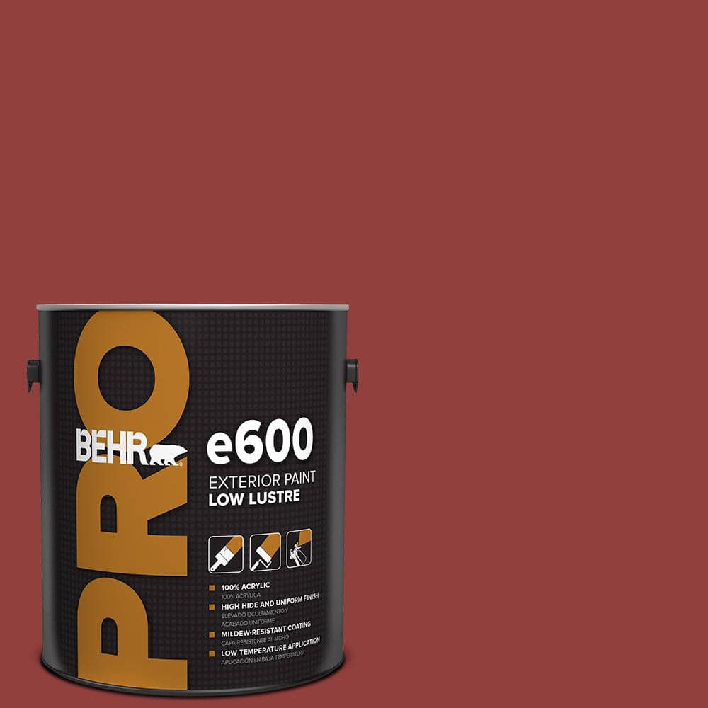 BEHR PRO 1 gal. #BIC-49 Red Red Red Low Luster Exterior Paint