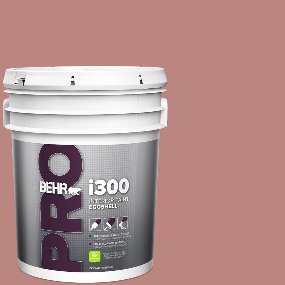 BEHR PRO 5 gal. #S150-4 Red Clover Eggshell Interior Paint
