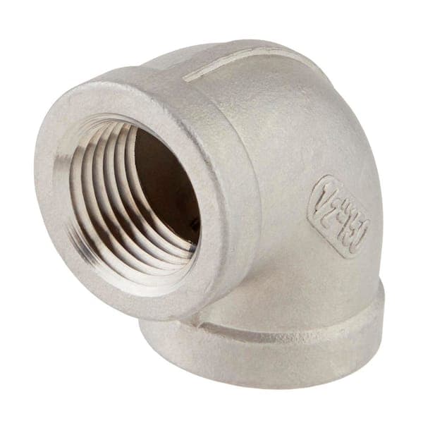ProLine 1/2 in. FIP 90-Degree Elbow Fitting, Stainless Steel (2)