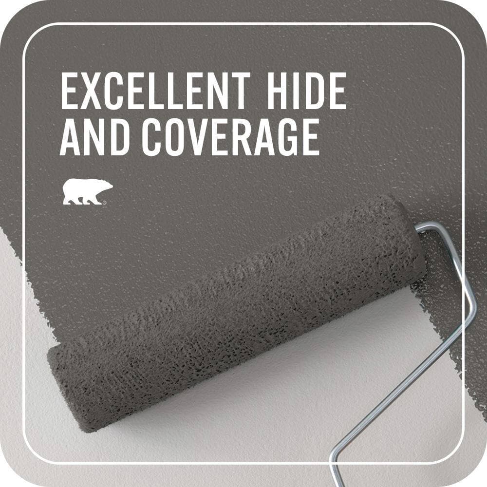 BEHR PREMIUM PLUS #PPU24-03 Chinchilla Flat EcoMix Plant-Based & Primer (2)