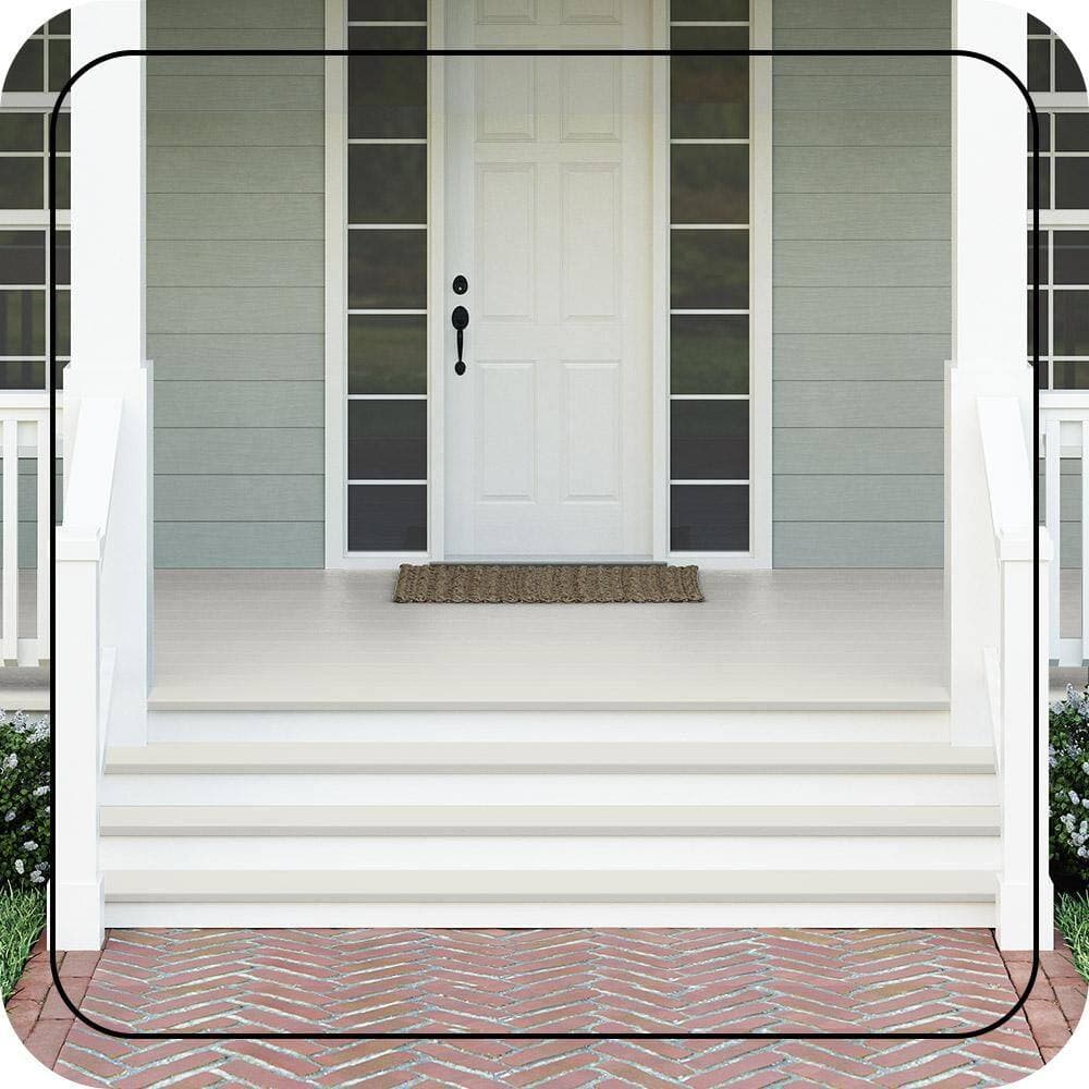 BEHR PREMIUM 1 gal. #BWC-30 Diamonds Therapy Textured Low-Lustre Enamel Interior/Exterior Porch and Patio Anti-Slip Floor Paint (3)