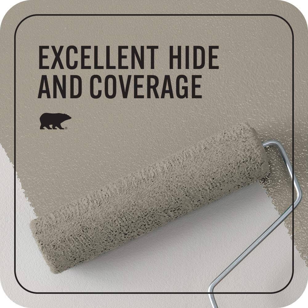 BEHR PREMIUM PLUS 8 oz. #720D-4 Ashwood Eggshell Enamel Interior Paint & Primer Color Sample (4)