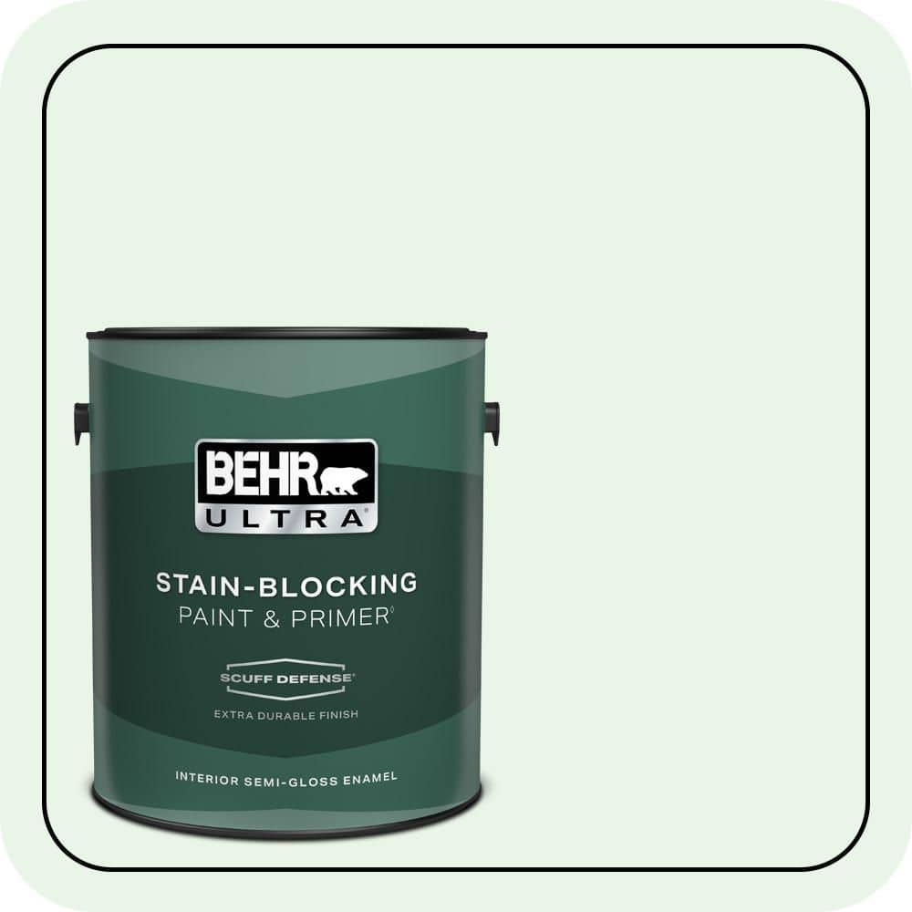BEHR ULTRA 1 gal. #460A-1 Bubble Extra Durable Semi-Gloss Enamel Interior Paint & Primer