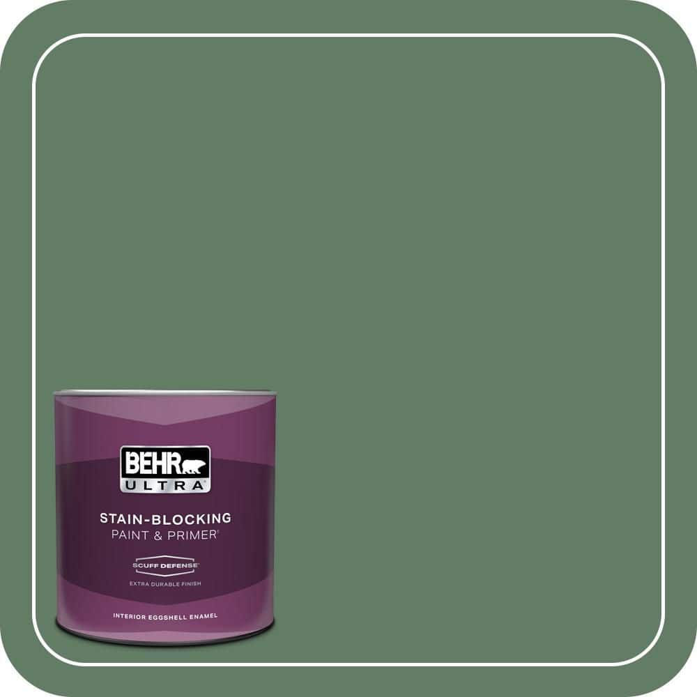 BEHR ULTRA 1 qt. #S410-6 Greener Pastures Extra Durable Eggshell Enamel Interior Paint & Primer