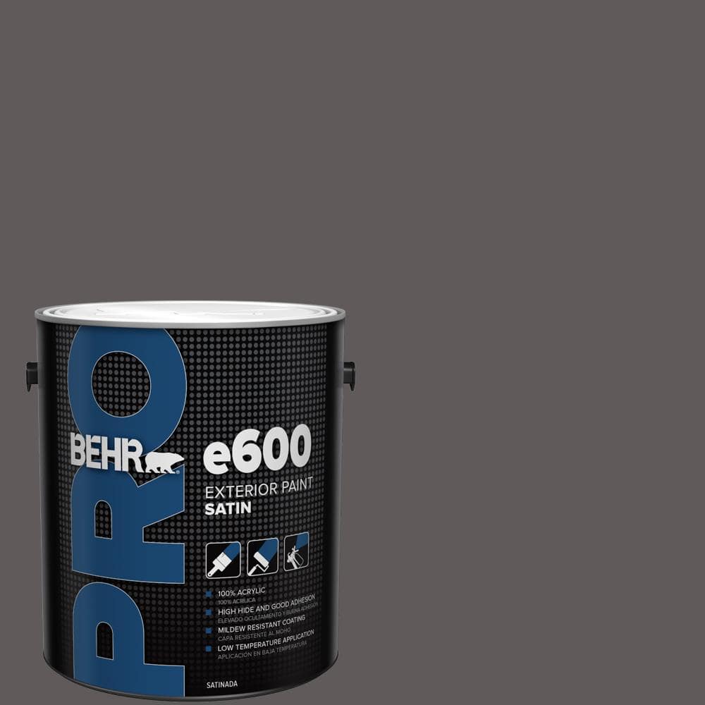 BEHR PRO 1 gal. #T14-10 Coffee Bar Satin Exterior Paint