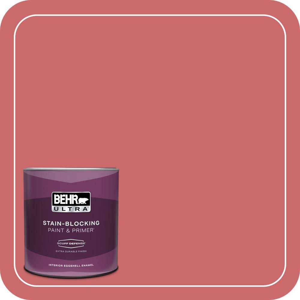 BEHR ULTRA 1 qt. #MQ4-02 Strawberry Wine Extra Durable Eggshell Enamel Interior Paint & Primer