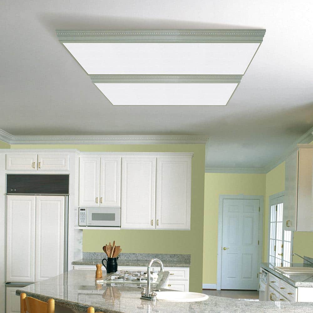 OPTIX Acrylic Micro Prism Glaze 2 ft. x 4 ft. Lay-in Ceiling Light Panel (3)