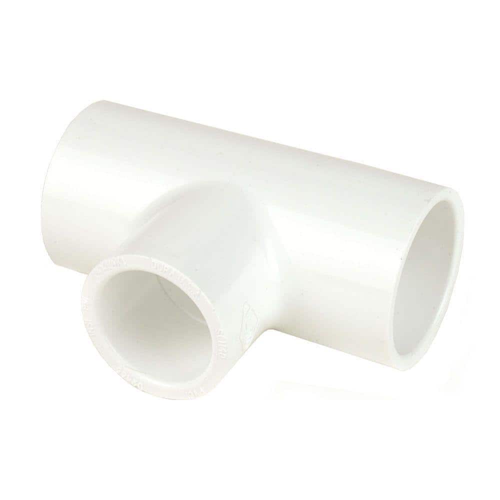 DURA 4 in. x 4 in. x 1 in. Schedule 40 PVC Reducing Tee SxSxS