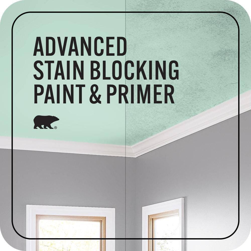 BEHR MARQUEE 1 gal. #M420-3 Mirador One-Coat Hide Ceiling Flat Interior Paint & Primer (4)