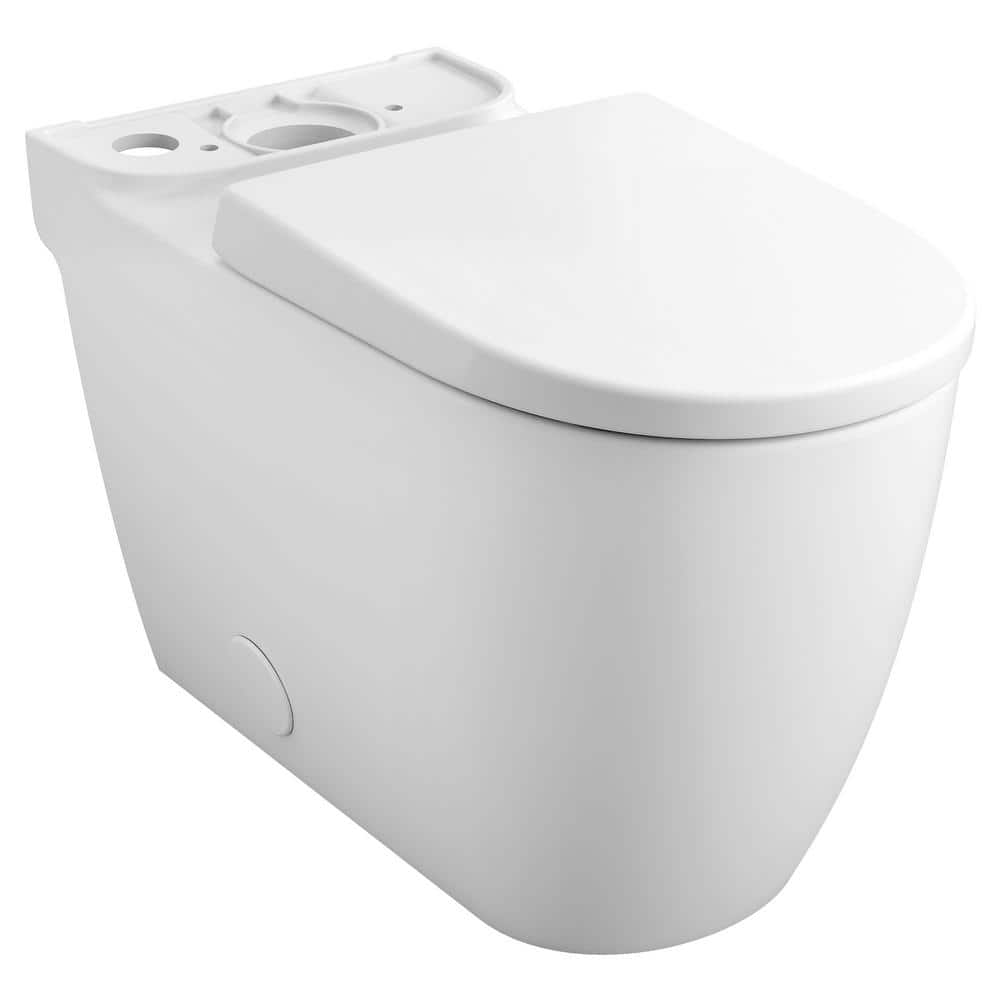 GROHE Essence Elongated Toilet Bowl Only in Alpine White, Seat Included (1)