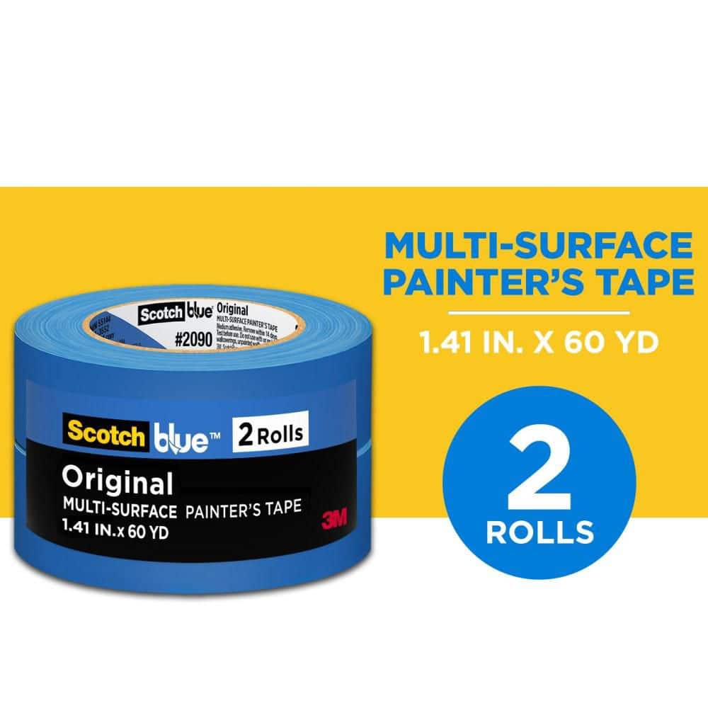 3M ScotchBlue 1.41 In. x 60 Yds. Original Multi-Surface Painter's Tape (2 Rolls)