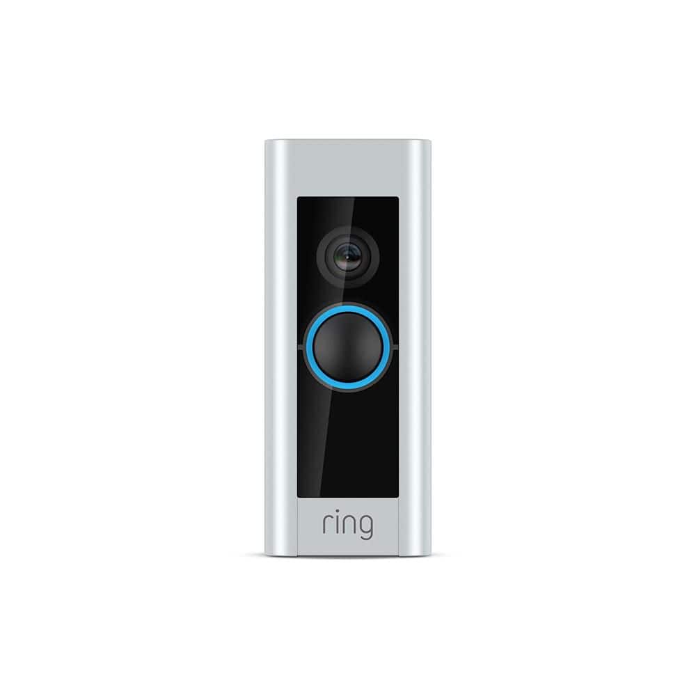 Ring Wired Doorbell Plus - Smart WiFi Video Doorbell Camera with Color Video Previews, Night Vision and Quick Replies