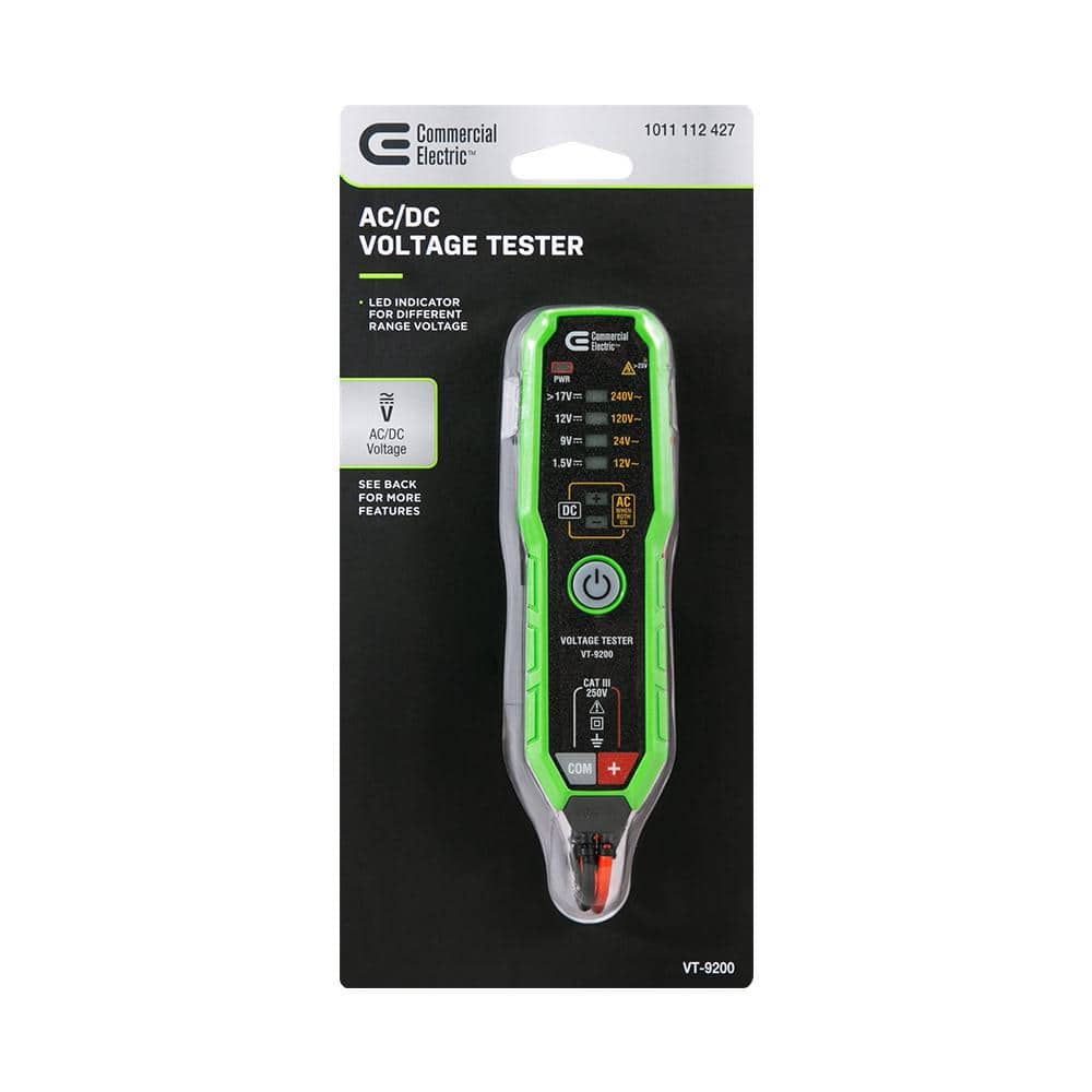 Commercial Electric 4-Range Electronic AC/DC Voltage Tester (2)