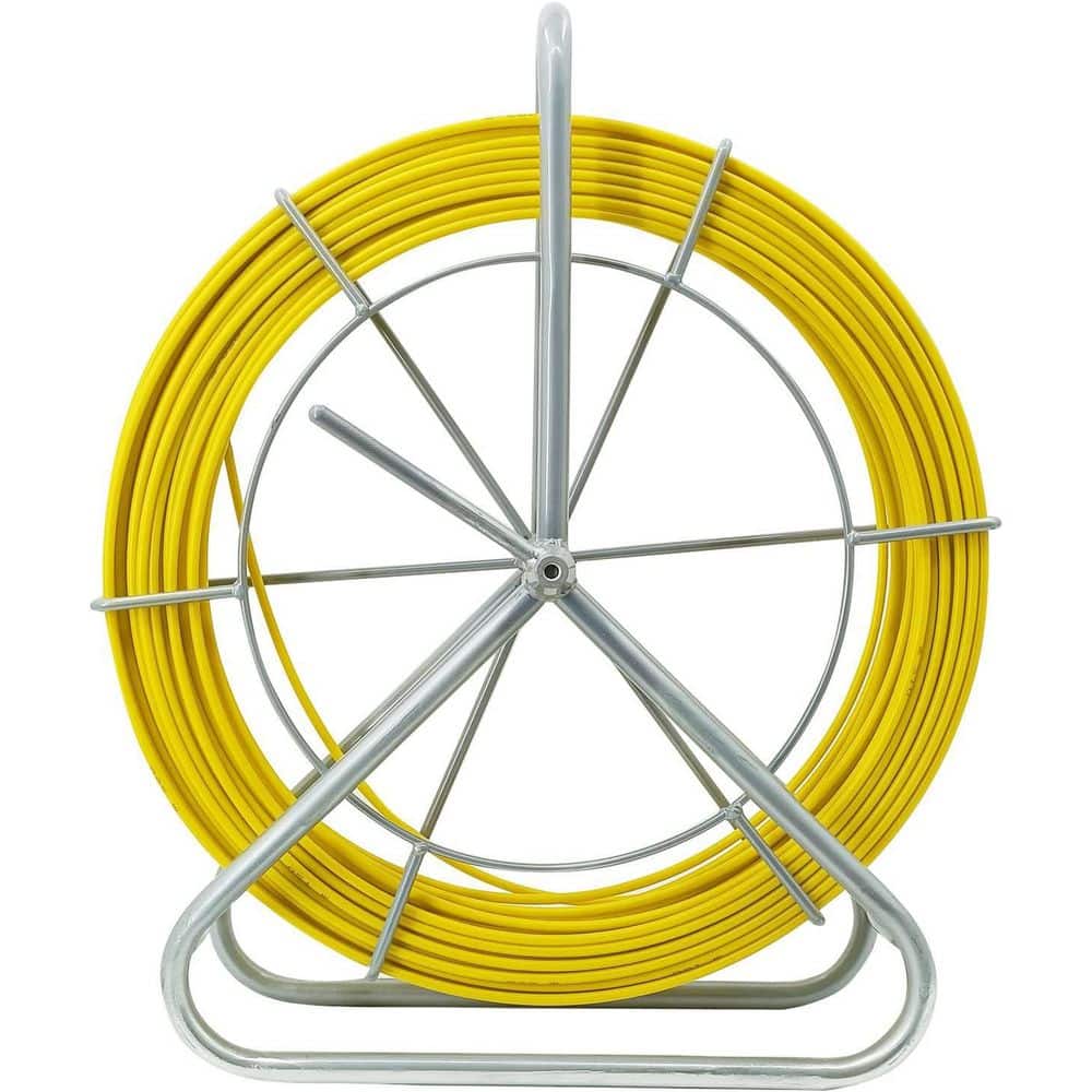 YICHUHAOXI 500 ft. Fiberglass Electrical Duct Rodder with Brake System and Guide Ring for Telecom and Utility Installations (1)