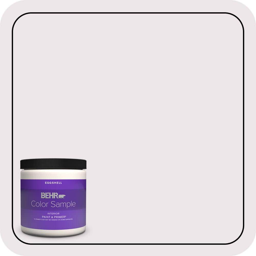 BEHR PREMIUM PLUS 8 oz. #670C-1 November Pink Eggshell Enamel Interior Paint & Primer Color Sample