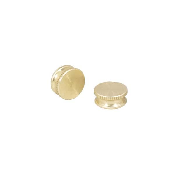 Bel Air Lighting Brass Lamp Lock-Up Cap Nuts 1/8-IP (2-Pack)
