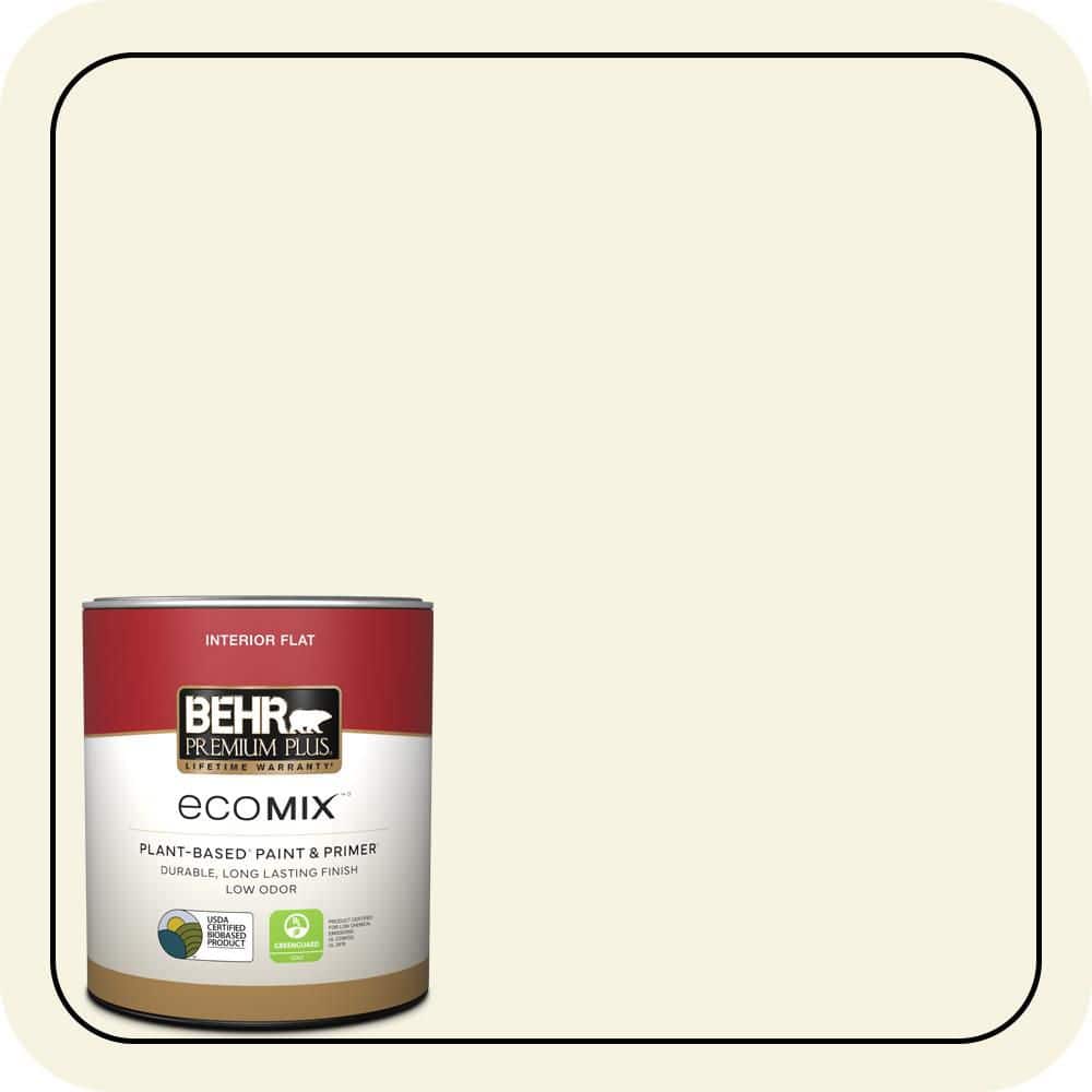 BEHR PREMIUM PLUS #M310-1 Tibetan Jasmine Enamel EcoMix Plant-Based & Primer (1)