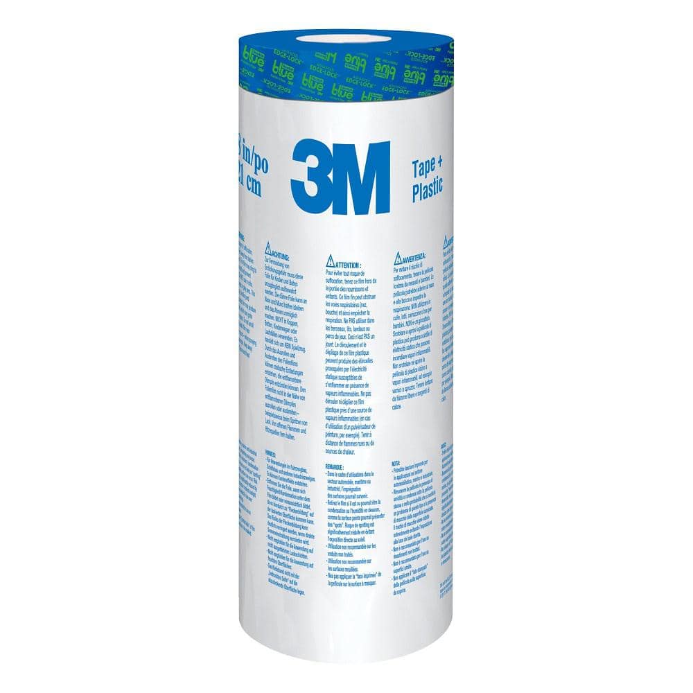 3M ScotchBlue 4 ft. x 90 ft. Clear Pre-Taped Painter's Plastic Sheeting (2)
