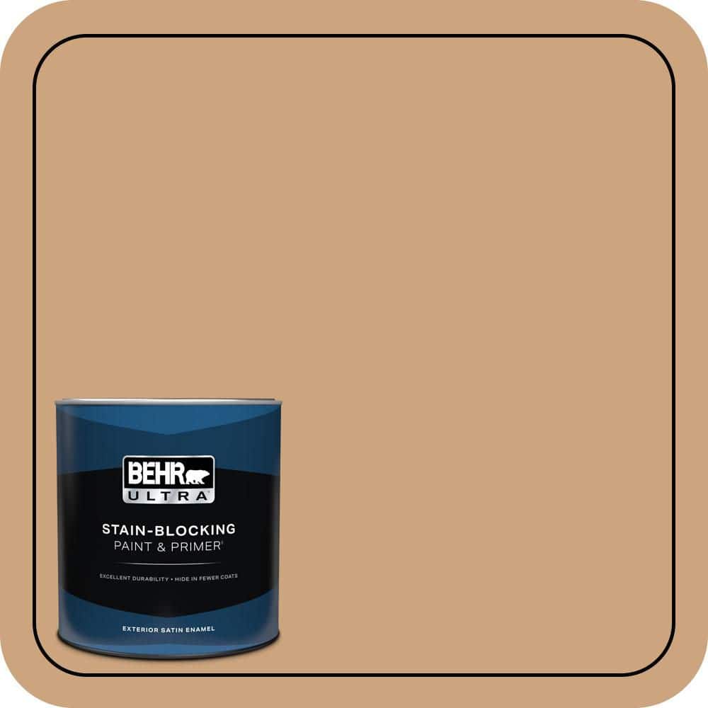 BEHR ULTRA 1 qt. #QE-21 Albuquerque Satin Enamel Exterior Paint & Primer (1)