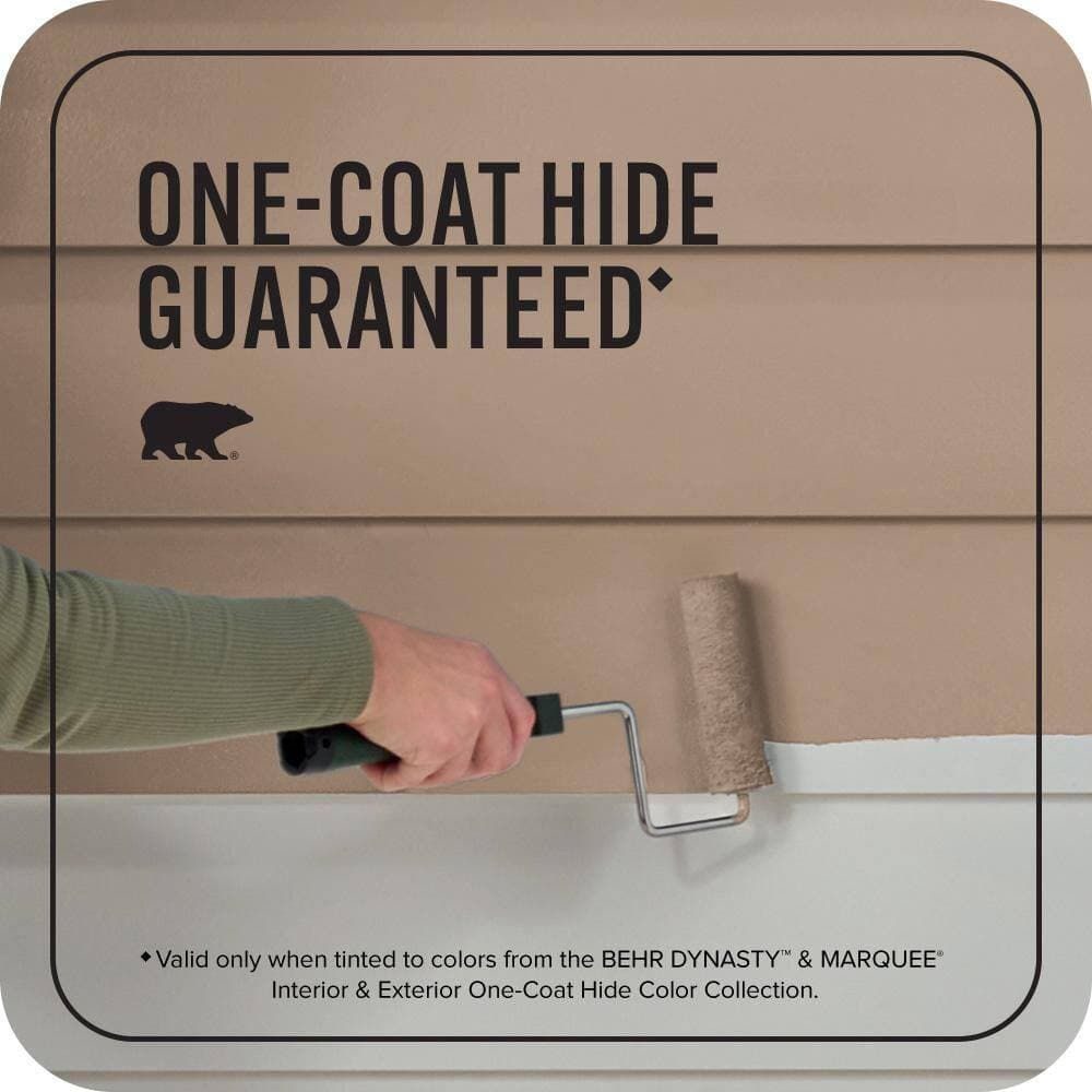 BEHR MARQUEE 1 qt. #N240-5 Rodeo Tan Semi-Gloss Enamel Exterior Paint & Primer (3)