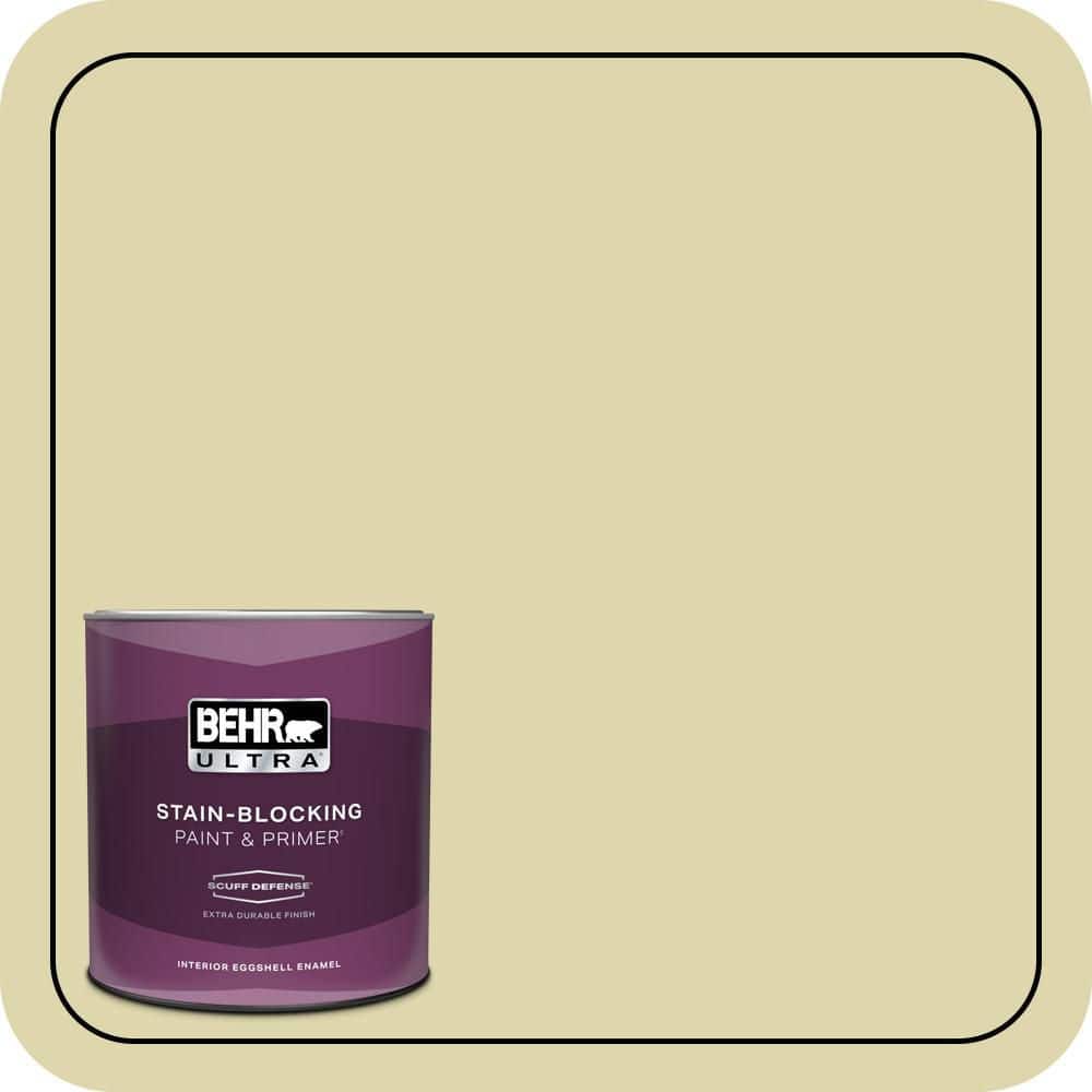 BEHR ULTRA 1 qt. #MQ4-40 Primitive Green Extra Durable Eggshell Enamel Interior Paint & Primer