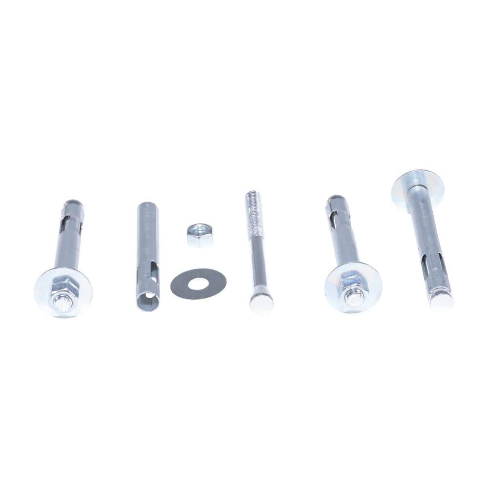 Vestil 1/2 in. x 4 in Concrete Anchor Bolts (4-Pack) (3)