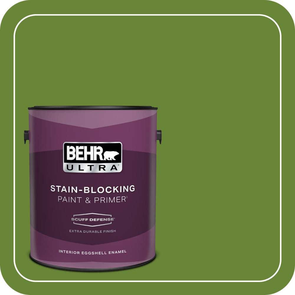 BEHR ULTRA 1 gal. #P370-7 Sun Valley Extra Durable Eggshell Enamel Interior Paint & Primer