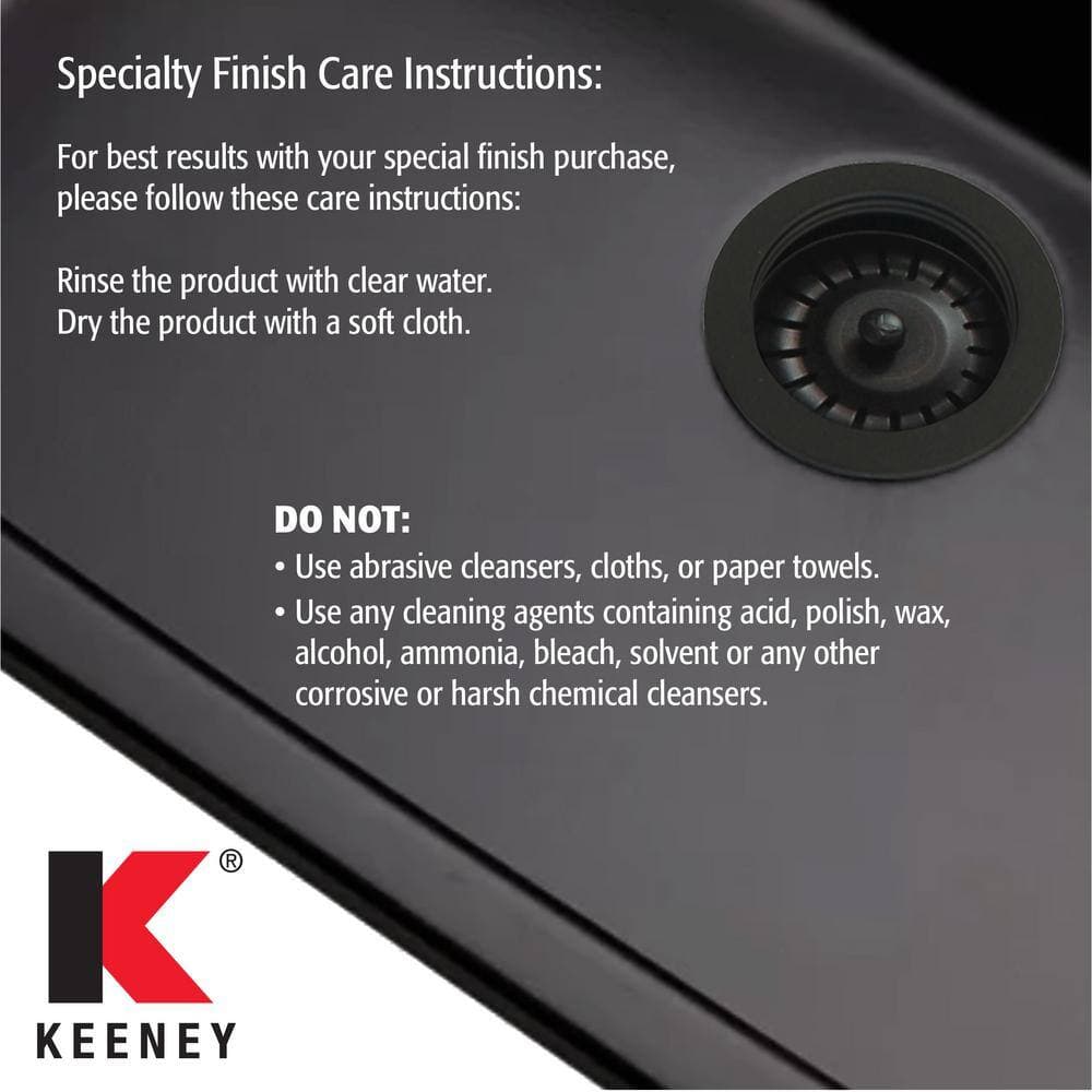 KEENEY 3.5 in. Brass Kitchen Sink Strainer (2)