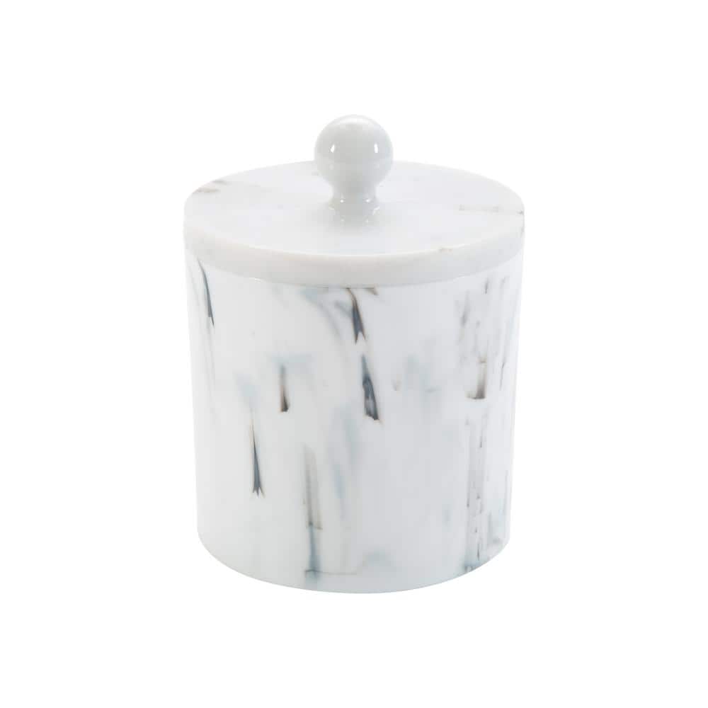 Simplify Q-Tip and Cotton Holder in Marble