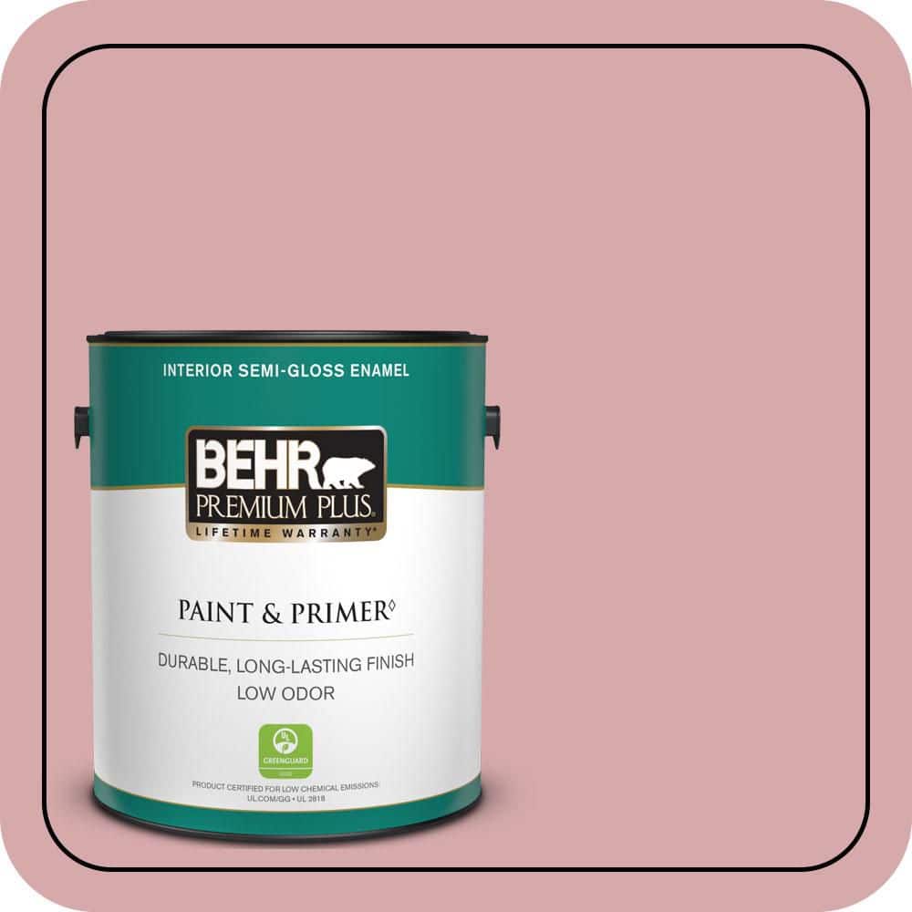 BEHR PREMIUM PLUS 1 gal. #S140-3 Berry Crush Semi-Gloss Enamel Low Odor Interior Paint & Primer