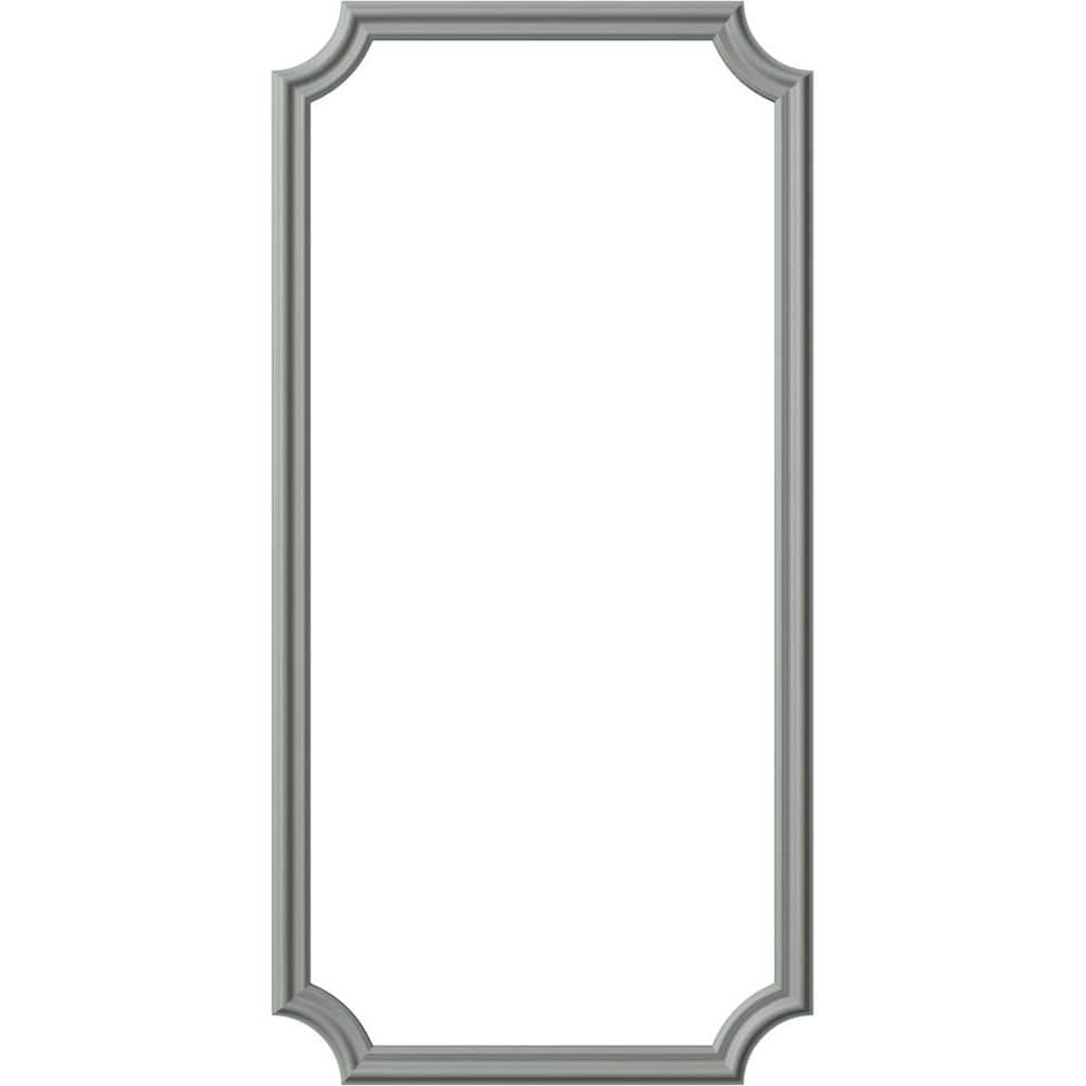 Ekena Millwork 24 in. W x 48 in. H Unfinished Polyurethane Seville Panel Moulding Kit (Single Panel) (1)