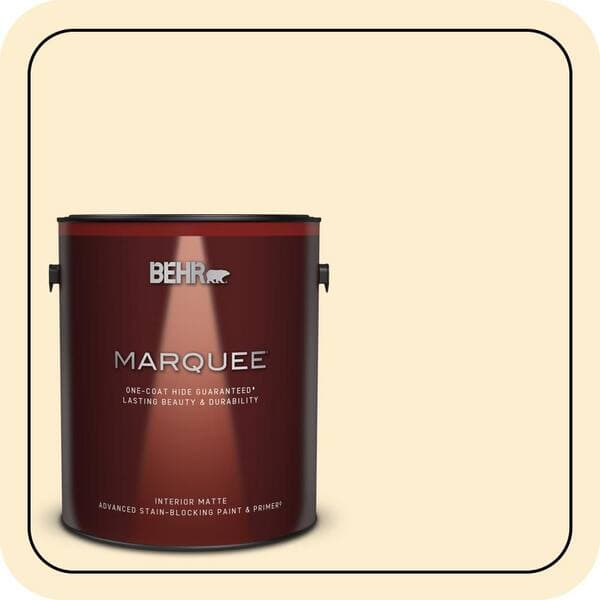 BEHR PREMIUM PLUS #300A-1 Opal Cream Enamel Low Odor & Primer (4)