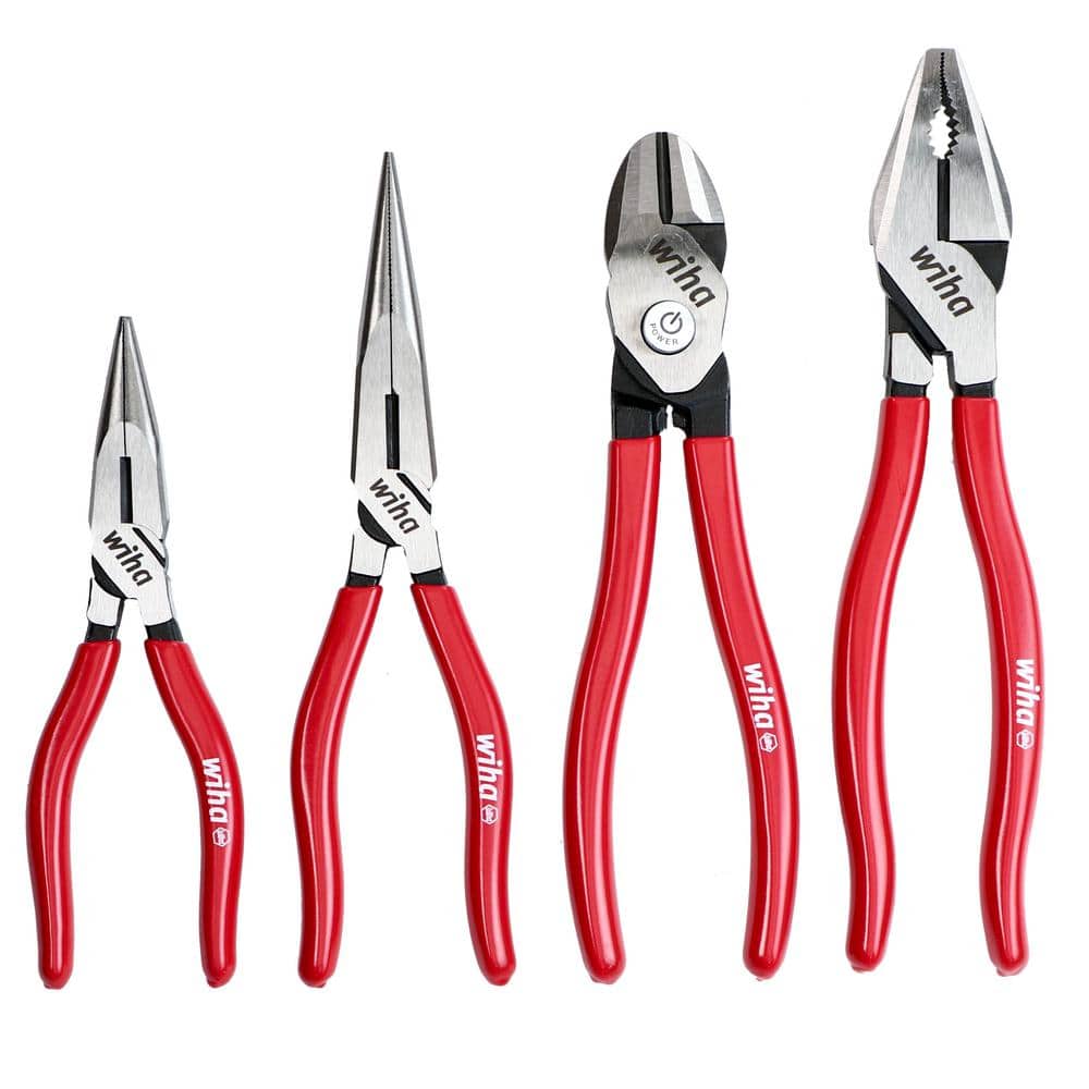 Wiha Classic Grip Pliers and Cutters Tray Set (4-Piece) (2)